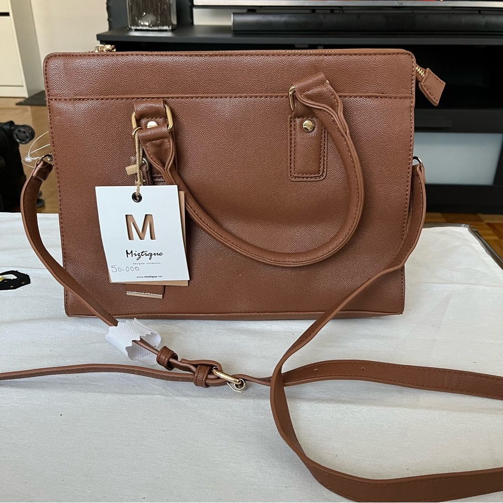 Miztique Vegan Leather Handbag Satchel P
